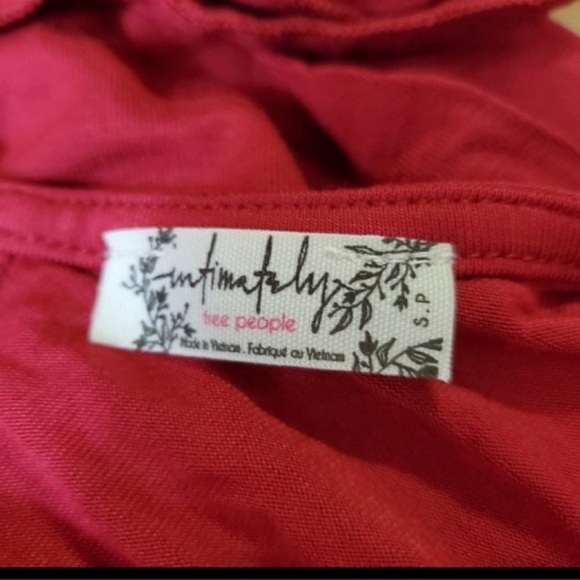 Free People Intimately Disco Days Red Camisole Top S NWT - Picture 6 of 6
